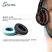 Studio 2 Memory Foam Ear Pads - Protein Leather Replacement Parts Ear Cushion Cover Earpads Ear Cups for Beats Studio 2.0 Wired / Studio 2.0 Wireless B0500 / B0501 Headphone - Black