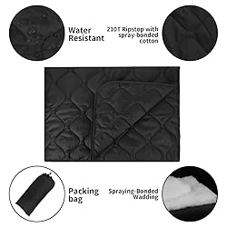 LOOGU Camo Blanket Waterproof Poncho Liner for
