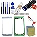 for Samsung Galaxy S5 Screen Replacement, Sunmall Front Outer Lens Glass Screen Replacement Repair Kit for Samsung Galaxy S5 SV G900 G900A G900P G900R4 G900T G900V with UV Glue UV Torch (White)