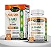 Lezuna Hair Skin and Nails Vitamins, Jump Start Hair Growth, Anti-Aging Benefits, Increase Nail Strength, Phytoceramides Growth Supplement, Only 1 Capsule Per Day - 30 Capsules