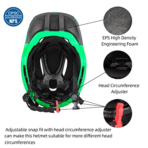 ROCKBROS Kids Full Face Bike Helmet Lightweight Toddlers Helmets Kids