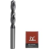 1/4 Carbide Drill bits : Max 700 Holes for Hardened &amp; Stainless Steel | Hot Working Steel, Metal, Aluminum, TiAlSi Coating, 135&deg; Point Angle, Solid Tungsten Carbide, For CNC &amp; drill press,