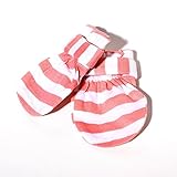 Baby Mittens (Pink) - 100% Organic Cotton Baby Mittens No Scratch, Stop all unwanted scratches-Unique velcro strap that keeps mittens in place and your precious baby safe GUARANTEED!