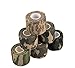 NATURE WORSHIP 3 Rolls Outdoor Military Telescopic Camouflage Tape for Hunting Gun Accessories Cycling Tool Protective Camouflage Camo Fabric Wrap-05