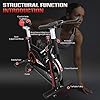 Hooseng-Exercise-Bike-Indoor-Cycling-Stationary-Bikes-Cardio-Workout-Machine-Upright-Bike-Belt-Drive-Adjustable-Resistance-Levels-with-LCD-Digital-Monitor-for-Home-Gym-Lose-Weight-Black Hooseng Aerobic Indoor Training Exercise Bike, Super-Silent Stationary Bike Cycling with LCD display, Seat Cushion…