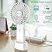 OPOLAR Battery Operated Handheld Fan with 5200 mAh Power Bank, Personal Fan with 5-18 Hours Running Time,3 Setting, Strong Wind, Quick Charge, for Travel, Camping and Outdoor Activities