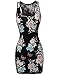 Awesome21 Women's Sleeveless Floral printed Mini Dress