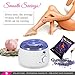 [UPGRADED] Electric Waxing Kit - Includes 4 Hard Wax Beans 100g/Bag, Wax Warmer and 30 Applicator Sticks - Professional Hair Removal! depilatory beans for Men & Women