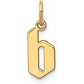 14k Yellow Gold Old English Letter B Pendant, Lowercase Gothic Initial Charm for Necklace, Real Gold Monogram Jewelry, Unisex Alphabet Pendant with Bold Font for Daily Wear or Layering Style