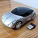 Welltop Wireless Mouse Computer Mice Car-shaped Game Mice 2.4Ghz Optical Mouse for pc Laptop Computer (Silver)