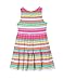 Nautica Girls' Patterned Sleeveless Dress