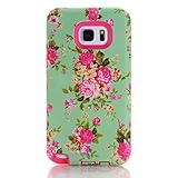 Galaxy Note 5 Case, Firefish Ultra Slim High Impact Resistant Hybrid Silicone and Hard PC 3 in 1 [Shock Absorption] Scratch Protective Case for Samsung Galaxy Note 5 - Rose Red