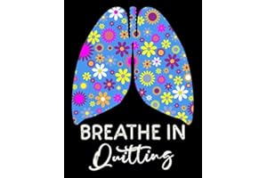 Breathe In Quitting: Quit Smoking 12 Month Weekly & Daily Progression Habit Tracker Journal – Cute Coloring & Recording Notebook Planner