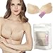 Adhesive Bras, Reusable Strapless Bra Self Adhesive Silicone Invisible Push-up Bras with Drawstring for Women