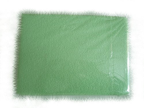 BlueberryShop jersey Cotton Fitted Sheet Toddler Bed Baby Cotbed 27.5" x 55" (70 X 140 Cm) (0-6Yrs) (140 x 70 x 16 cm) Green
