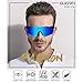 HTTOAR Cycling Glasses Sports Sunglasses with 3 Interchangeable Lenes for Men Women (Black blue)