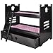 Naomi Home Kids Doll Bunk Bed with Trundle Espresso