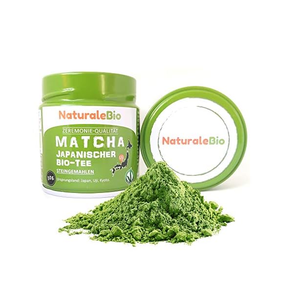 Matcha-Tee-Pulver-Bio - Ceremonial Grade - Original Green Tea aus Japan. Grüntee-Pulver Matcha Zeremonie-Qualität… – Bild 3
