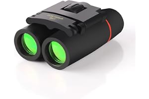 POXXU Binoculars for Adults and Kids, High Powered Compact Binoculars | 8×21 Portable Binoculars, for Bird Watching, Cruise Ship, Travel, Concert, Opera, Theater, Hunting Essentials (Black)