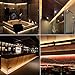 GUOTONG LED Rope Lights Outdoor Waterproof, 131.2ft Rope Lighting Warm White Light Strip, 110V LED Strip Lights Indoor, Connectable String Tape Light for Backyards, Patio, Decorative Lighting