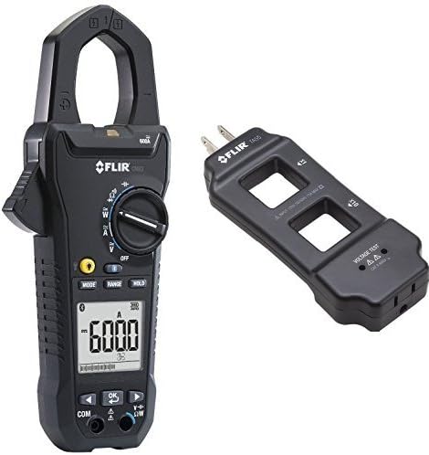 FLIR CM83 600A Power Clamp Meter with VFD and Bluetooth with AC Current Line Splitter