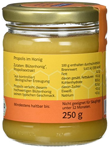 Hoyer Propolis im Honig Bio Produkt, 2er Pack (2 x 250 g) – Bild 4