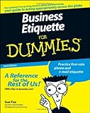 Business Etiquette For Dummies, Sue Fox, 0470147091