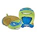 Comfy Critters Stuffed Animal Blanket - Teenage Mutant Ninja Turtles (TMNT), Leonardo - Kids huggable pillow and blanket perfect for pretend play, travel, nap time.