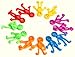 NELIBLU Stretch Smiley Face Sticky Guy Figures, 1 Dozen