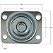 Waxman Casters TPR Rubber Caster Wheel – Gray 5-Inch Swiveling Top Plate – Non-Marking, Safe on Surfaces – For Multi-Purpose Use