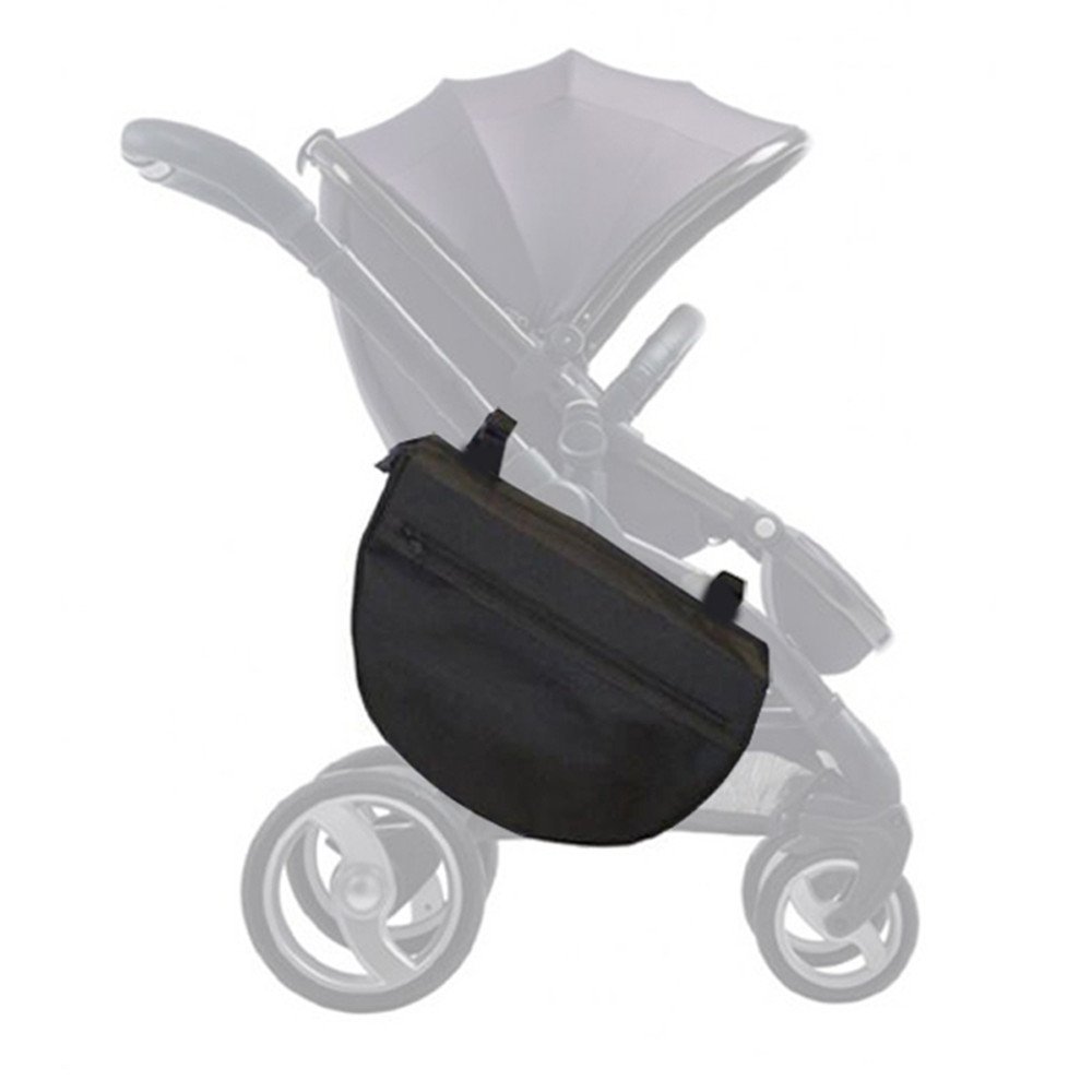 Insulated Stroller Organizer, Side Sling Stroller Saddle Bag, Black - Latest Version More Durable