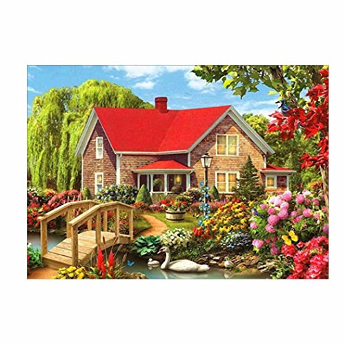 Fabal 5D Embroidery Paintings Home Decor Diy Diamond Painting Full Diamond Embroidery Mosaic Pictures Of Rhinestones Landscape Wall Art (I)