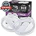 2 Splash Proof 20 / 10 OZ YETI Lids, RTIC and other tumblers, With Slider Closure, Spill Resistant, by BAYZI