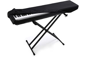 Piano Keyboard Dust Cover 88 Keys, Digital Electronic Piano Keyboard Protector Covers, Stretchy Cord Locking Clasp, Thickenin