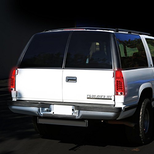 DNA Motoring TL-C10-LED-3D-CH-RD Tail Brake Lights, Driver and Passenger Side