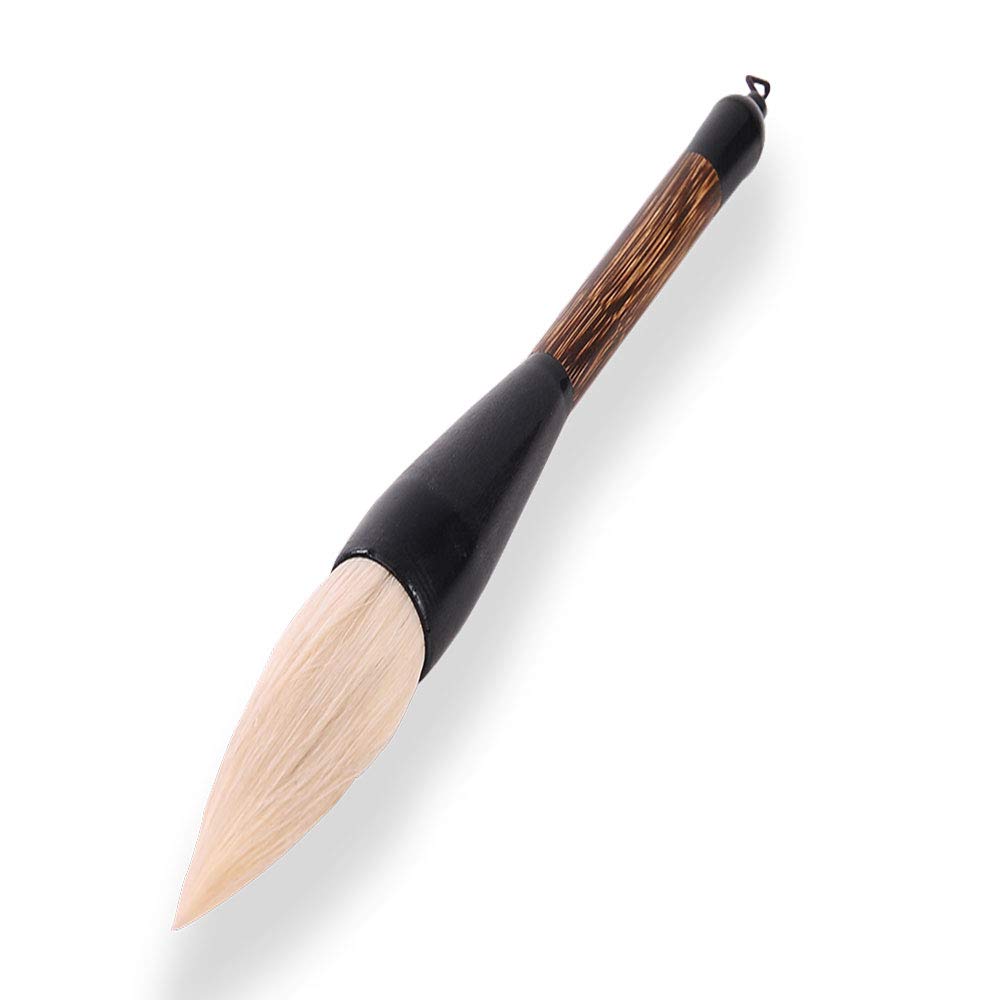 Chinese Traditional Calligraphy Brush/Chinese Calligraphy Watercolor Sumi Drawing Brush-Large Brush (Wool) - 1 Pcs