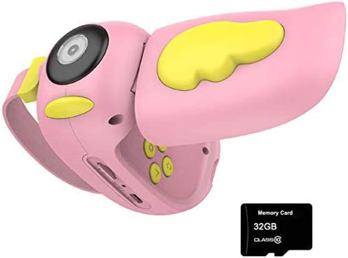 Kinderkamera HD Video Digitalkamera für Kinder Geburtstagsgeschenk für 3-8 Jahre alte Jungen und Mädchen Kleinkind Videoaufzeichnungskamera mit 32 GB SD-Karte/Puzzlespiele Mini-Kamera