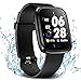 Verpro Smart Watch, Waterproof Fitness Activity Tracker with Heart Rate Monitor, Wearable Oxygen Blood Pressure Wrist Watch, Bluetooth Running GPS Tracker Sport Band, Black