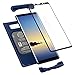 Spigen Thin Fit 360 Designed for Samsung Galaxy Note 8 Case (2017) Tempered Glass Screen Protectors Included - Deep Sea Blue
