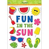 amscan "Fun in The Sun Party Gel Cling