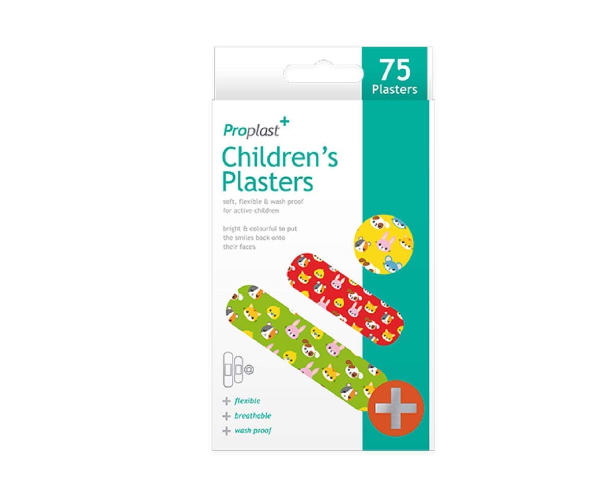 60 Fun Childrens Plasters Band Aids Sterile Breathable Assorted Sizes Designs