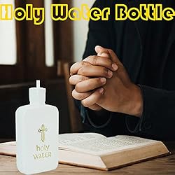 20 Pieces Holy Water Bottles Set100ml Plastic Flat