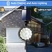 ROSHWEY Solar Spot Lights Outdoor Motion Sensor Waterproof Ground Light Wireless 360 ° Adjustable Lighting Super Bright 18 Big LED 4 Modes Security Lamp Auto On/Off 2 Pack Daylight