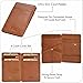 XAX RFID Blocking Thin Minimalist Magic Wallet, Vegetable Tan Leather (Tan)