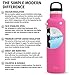 Simple Modern 12oz Ascent Water Bottle - Vacuum Insulated Standard Narrow Mouth 18/8 Stainless Steel Swell Flask - Hydro Travel Mug - Cotton Candy