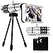 LUXSURE Telephoto Lens for iPhone 7 Plus/ 7/ iPhone 6s Plus/ 6s/ 6 Plus/ 6 Aluminum Phone Camera Lens Kit for iPhone, Including Aluminum Mini Tripod + 4 x Sturdy Case(Sliver 12X)