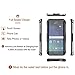 VEGO Galaxy S6 Edge Plus Waterproof Case, Full Body Sealed Waterproof Dirtproof Snowproof Durable Case Cover with Touch Responsive Front Screen Protector for Samsung Galaxy S6 Edge+ (Black)
