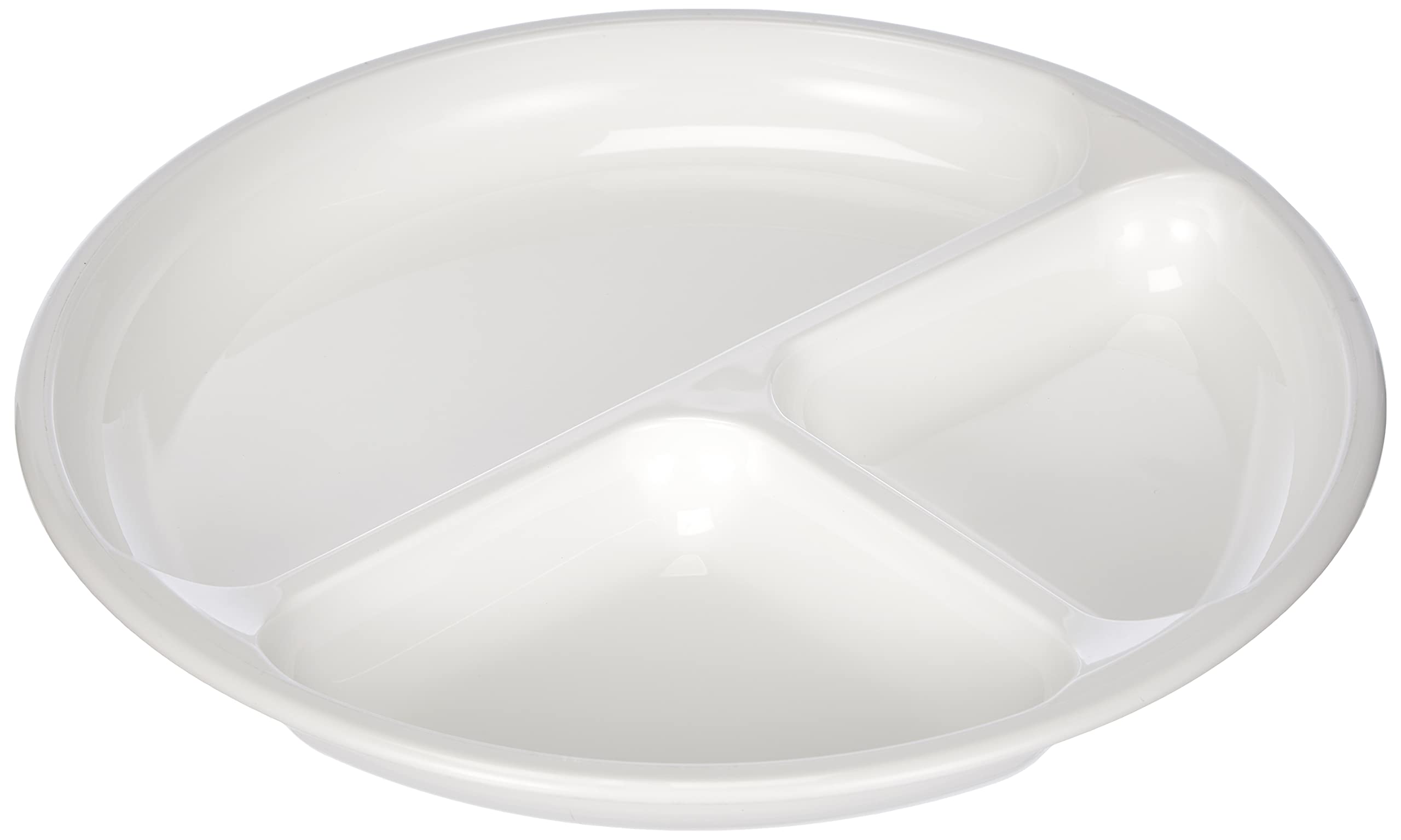 Westmark Microwave Dinner Plate, 3 separate sections, ø 25 cm, plastic, colour: white, 22402270