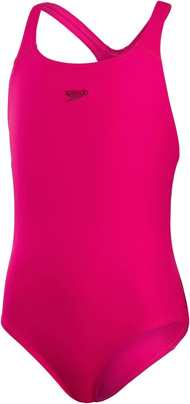 Speedo Girls Eco Endurance+ Medalist Swimsuit Chlorine Resistant 50% Recycled