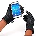 Alpine Swiss Womens Touch Screen Gloves Leather Phone Texting Glove Thermal Warm BLK XL